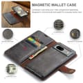 Pikkukuva 6 / 11: DG MING Google Pixel 7a 2-in-1 magneetti lompakkokotelo - Harmaa