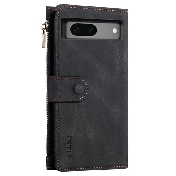 SKALO Google Pixel 7a ESEBLE Big Wallet Plånboksfodral - Svart