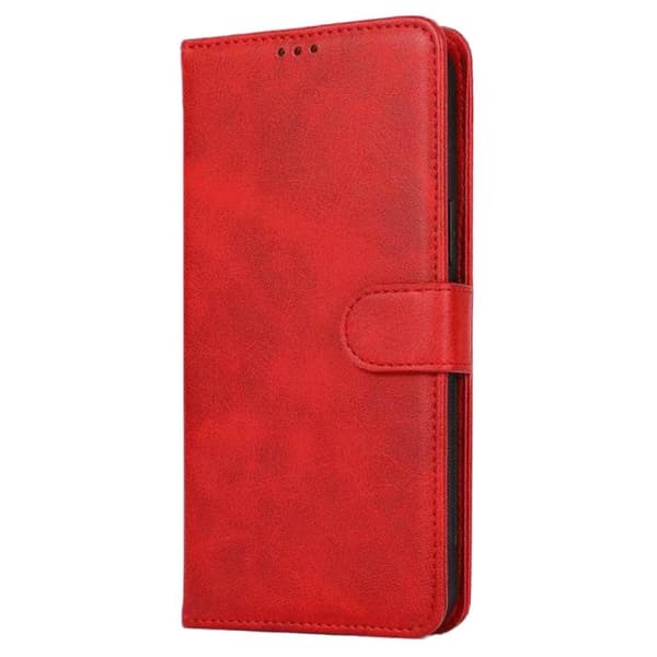 SKALO Motorola Edge 40 5G Premium Wallet Flip Cover - Rød