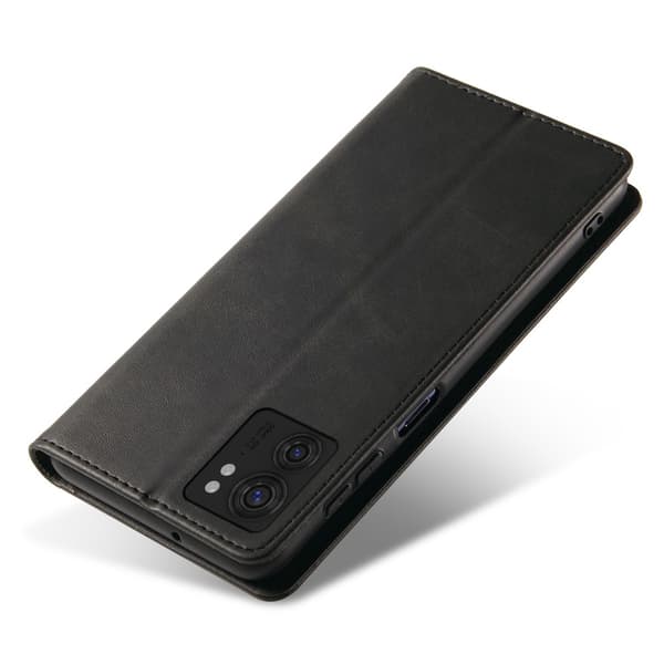 SKALO Motorola Edge 40 5G Premium Wallet Lompakkokotelo - Musta