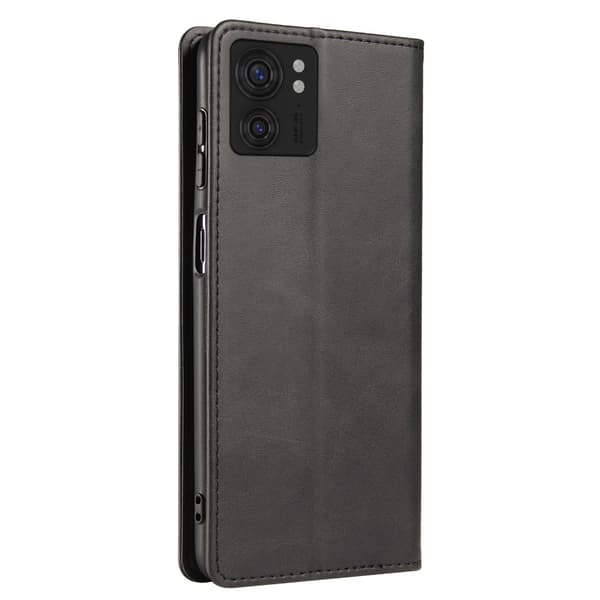SKALO Motorola Edge 40 5G Premium Wallet Lompakkokotelo - Musta
