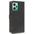 Pikkukuva 6 / 6: SKALO Xiaomi Redmi Note 12 5G Lompakkokotelo PU-nahkaa - Musta