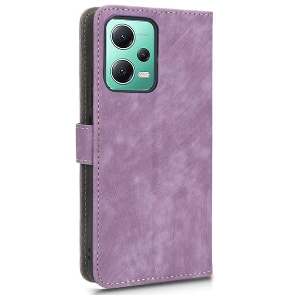 SKALO Xiaomi Redmi Note 12 5G Lompakkokotelo PU-nahkaa - Violetti