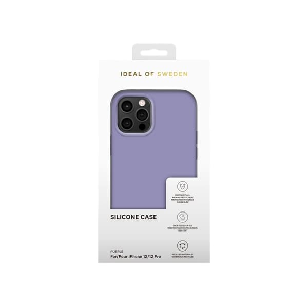 Silicone Case iPhone 12 / 12 Pro Purple