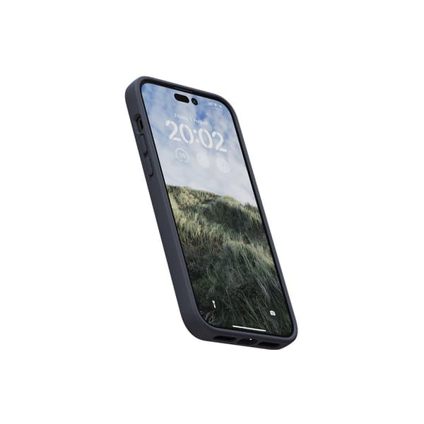 Njord by Elements iPhone 14 Pro Max Kuori Genuine Leather Case MagSafe Musta