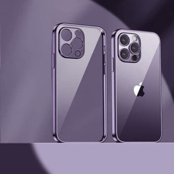iPhone 14 Pro Skal Ultratunt TPU – Lila