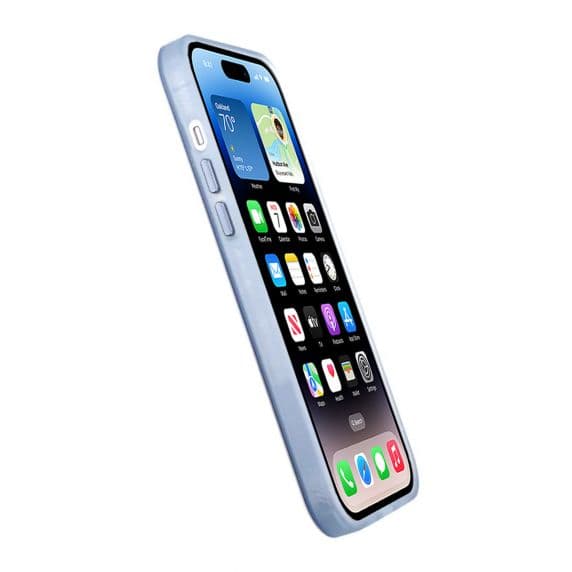 iPhone 14 Plus Skal Premium – Frostat Blå