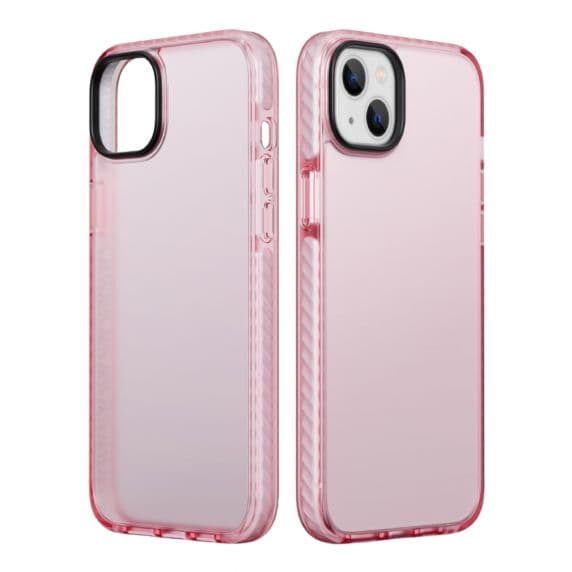 iPhone 14 Shockproof TPU Mobilskal – Rosa
