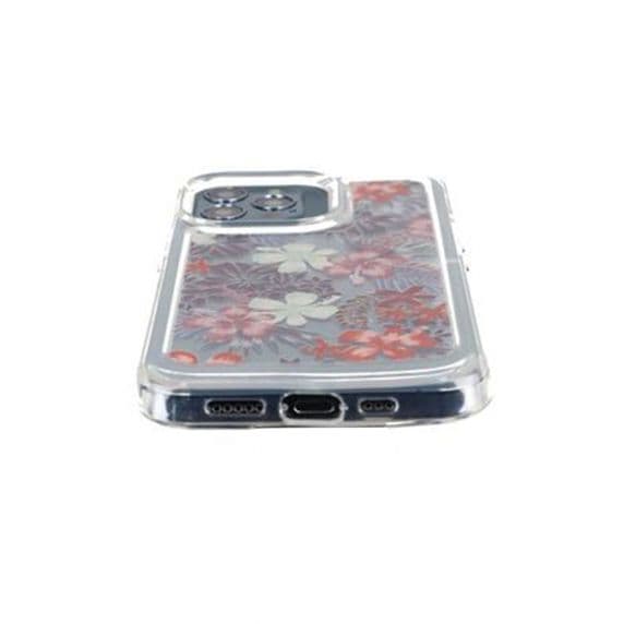 iPhone 12/12 Pro Skal med motiv – Röda Blommar