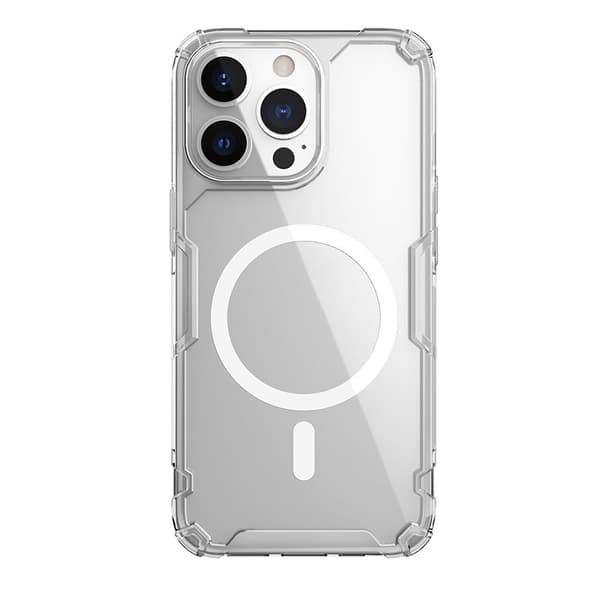 Nillkin Nature Pro magneettinen kotelo iPhone 13 Pro Maxille magneettinen panssarikotelo läpikuultava