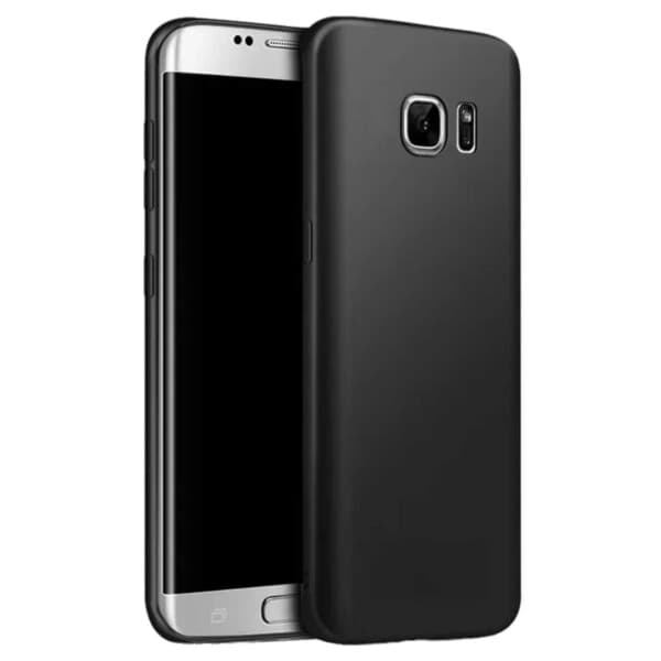 Ohut Galaxy S7 -kuoren silikoni musta