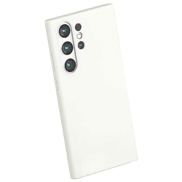 Galaxy S23 Ultra Skal Silikon Vit