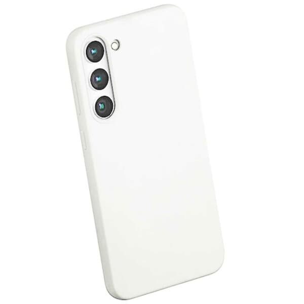 Galaxy S23 Plus Skal Silikon Vit