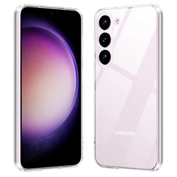 Galaxy S23 plus gennemsigtig skalt tynd gennemsigtig