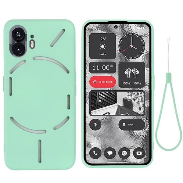 Liquid silikon skal Nothing Phone (2) - Mint