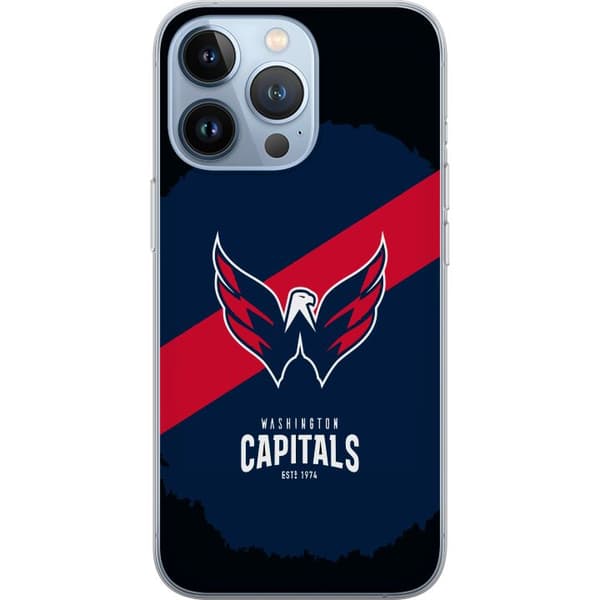 Apple iPhone 13 Pro Läpinäkyvä kuori Washington Capitals (NHL)