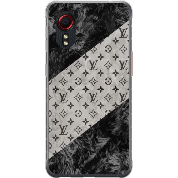 Samsung Galaxy Xcover 5 Läpinäkyvä kuori Nahka