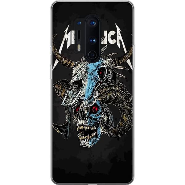 OnePlus 8 Pro Gjennomsiktig deksel Metallica
