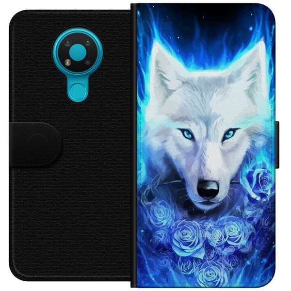 Nokia 3.4 Lommeboketui Ulv