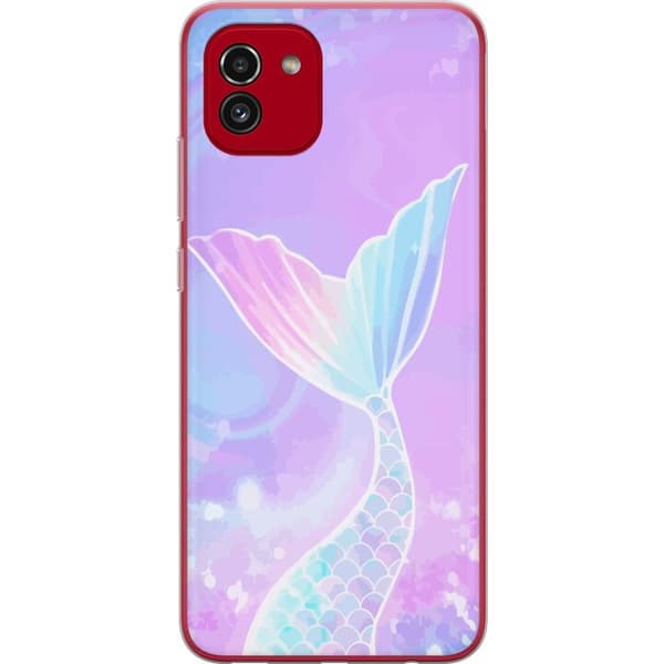 Samsung Galaxy A03 Läpinäkyvä kuori Meritähti