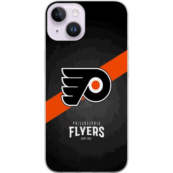 Apple iPhone 14 Plus Läpinäkyvä kuori Philadelphia Flyers (NHL)