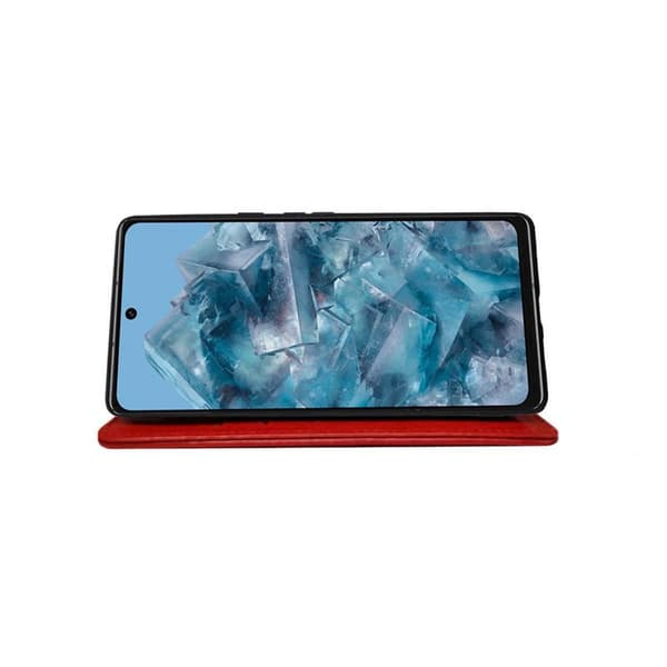 Lompakkokotelo 3-kortti Google Pixel 8 Pro - Punainen