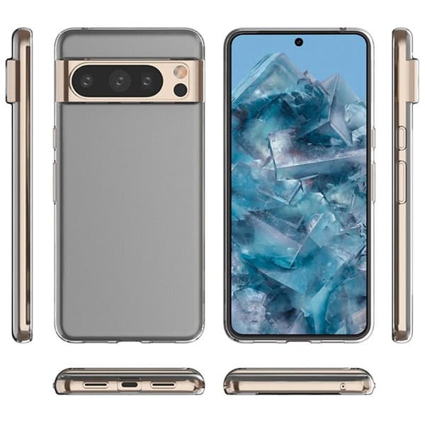 Silikondeksel gjenomsiktig Google Pixel 8 Pro