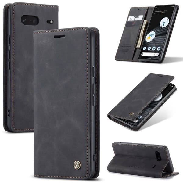 CaseMe Smart Magnet FlipCase Google Pixel 8 - Svart
