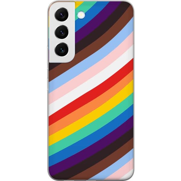 Samsung Galaxy S22+ 5G Läpinäkyvä kuori Pride