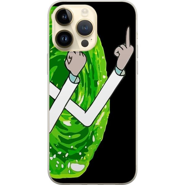 Apple iPhone 14 Pro Max Läpinäkyvä kuori Rick and Morty
