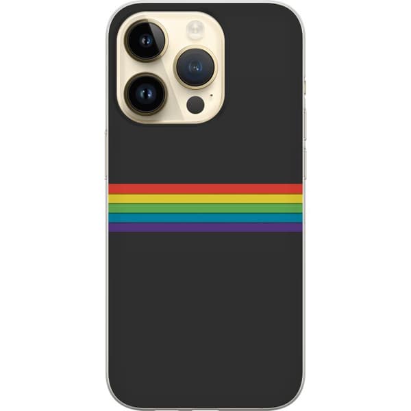 Apple iPhone 14 Pro Gjennomsiktig deksel Pride