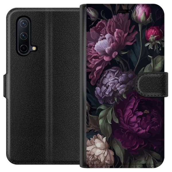 OnePlus Nord CE 5G Tegnebogsetui Blomster