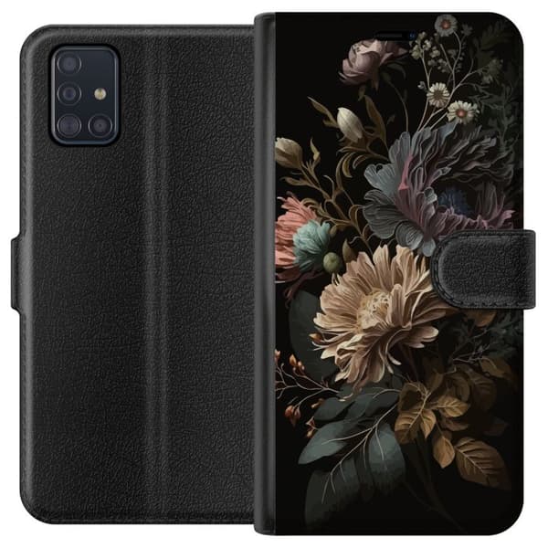 Samsung Galaxy A51 Lommeboketui Blomster