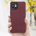Miniatyrbild 6 av 7: iPhone 12 Fodral Skal  av TPU-silikon med fin baksida i faux-suede Mobilskydd