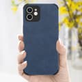 Miniatyrbild 6 av 7: iPhone 12 Fodral Skal  av TPU-silikon med fin baksida i faux-suede Mobilskydd