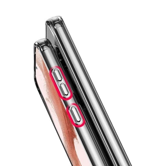 Samsung Galaxy S23 Stöttåligt Skal Rvelon - Transparent