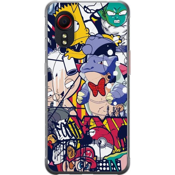 Samsung Galaxy Xcover 5 Läpinäkyvä kuori Animoidut