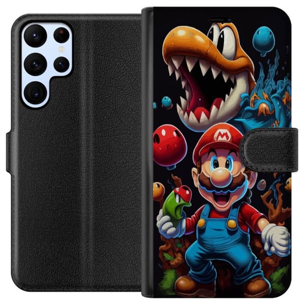 Samsung Galaxy S22 Ultra 5G Lommeboketui Super Mario