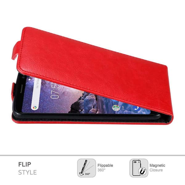 Nokia 7 PLUS Suojakotelo Suojakuori Lompakkokotelo Matkapuhelinkotelo flip muotoilu magneettisuljenta