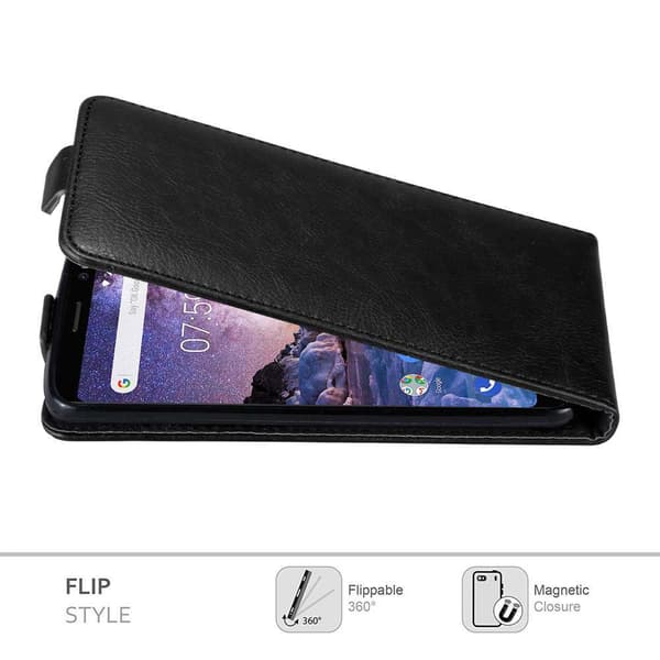 Nokia 7 PLUS Suojakotelo Suojakuori Lompakkokotelo Matkapuhelinkotelo flip muotoilu magneettisuljenta