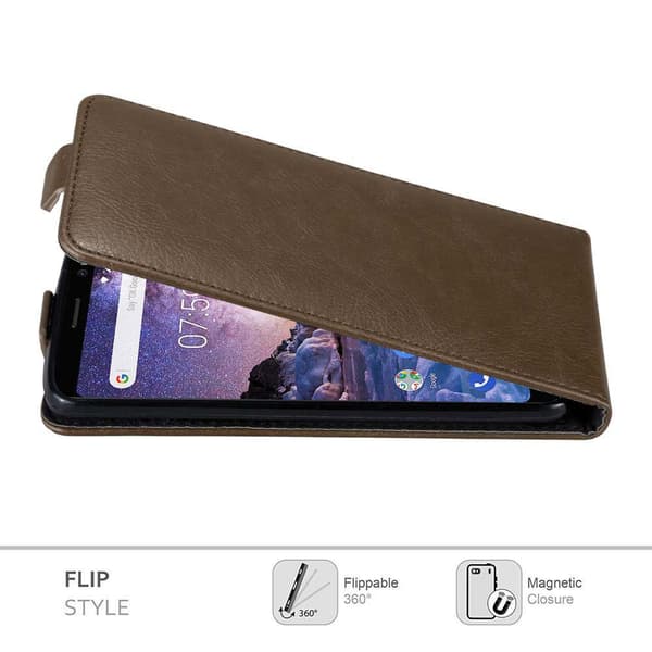 Nokia 7 PLUS Suojakotelo Suojakuori Lompakkokotelo Matkapuhelinkotelo flip muotoilu magneettisuljenta