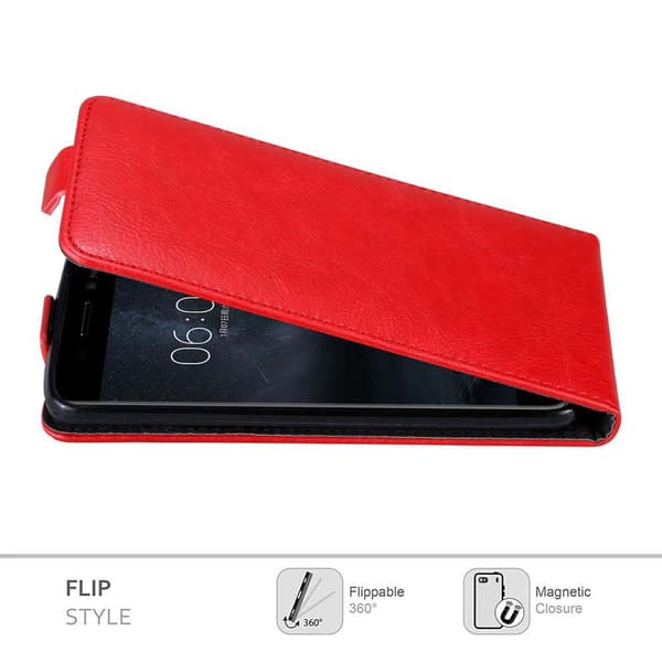 Deksel til Nokia 6 2017 Flip Etui med magnetisk lukking
