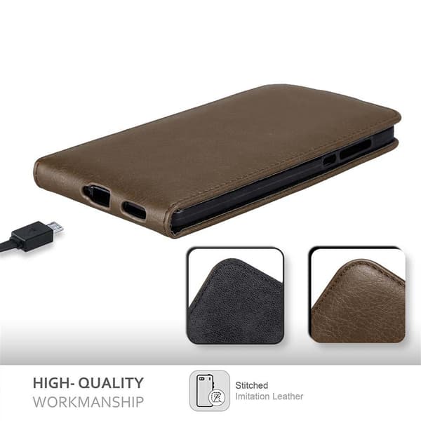 Deksel til Nokia 6 2017 Flip Etui med magnetisk lukking