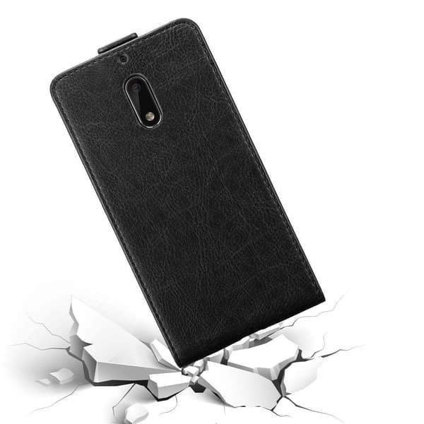 Deksel til Nokia 6 2017 Flip Etui med magnetisk lukking
