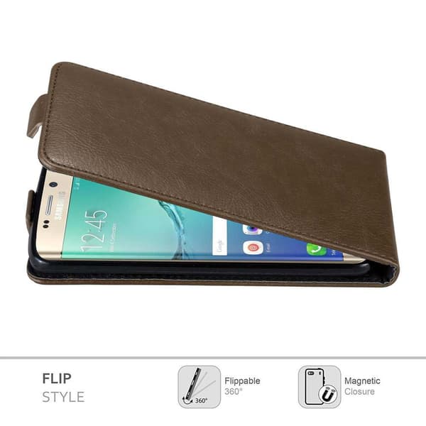 Samsung Galaxy S6 EDGE PLUS Suojakotelo Suojakuori Lompakkokotelo Matkapuhelinkotelo flip muotoilu magneettisuljenta