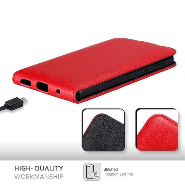 Deksel til Nokia 6.1 Flip Etui med magnetisk lukking