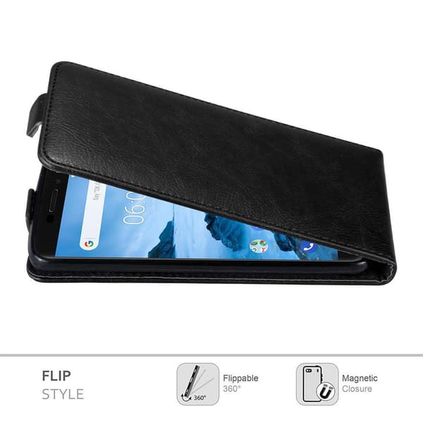 Deksel til Nokia 6.1 Flip Etui med magnetisk lukking