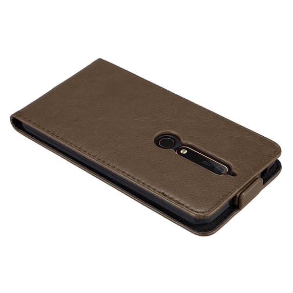 Deksel til Nokia 6.1 Flip Etui med magnetisk lukking