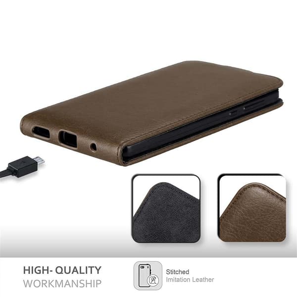 Deksel til Nokia 6.1 Flip Etui med magnetisk lukking