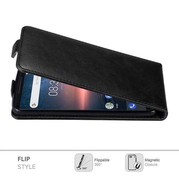 Deksel til Nokia 8 Sirocco Flip Etui med magnetisk lukking